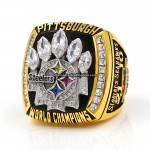 2005  Pittsburgh Steelers Super Bowl Ring/Pendant (C.Z. Logo/Premium)